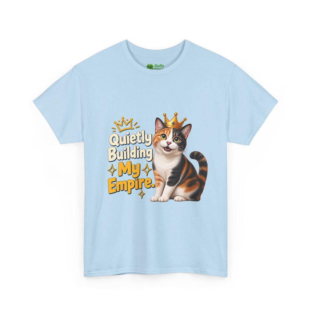 Quietly Building My Empire Cat T-Shirt