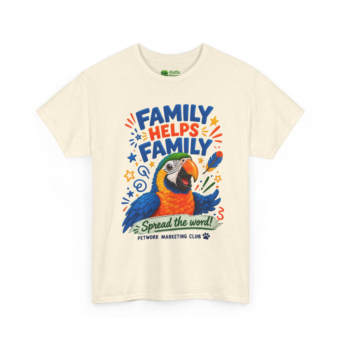 Family Helps Family Parrot T-Shirt