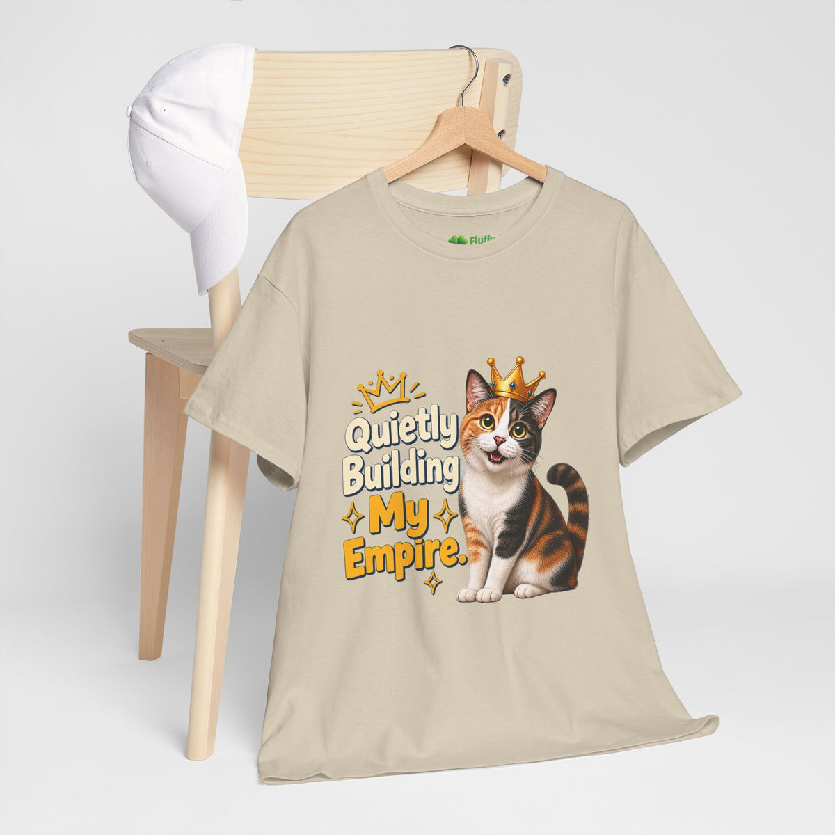 Quietly Building My Empire Cat T-Shirt