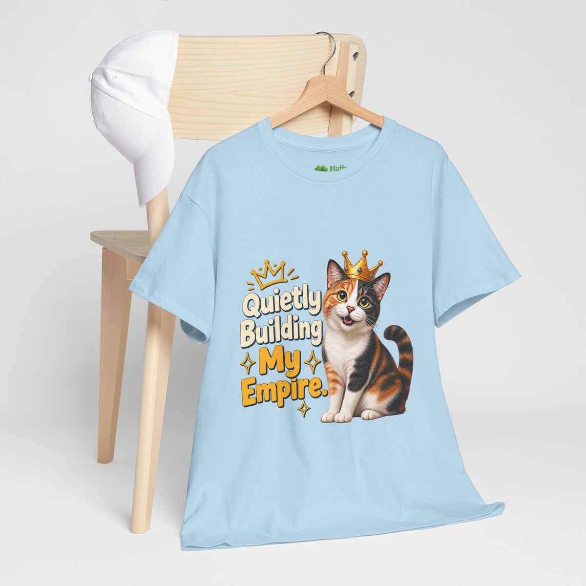 Quietly Building My Empire Cat T-Shirt