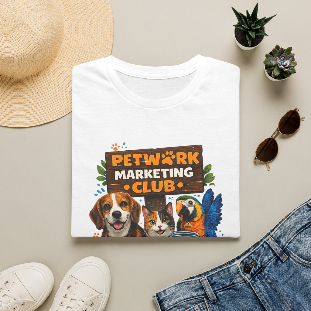 Petwork Marketing Club T-Shirt — "Pets Only" Funny Pet Lover Tee