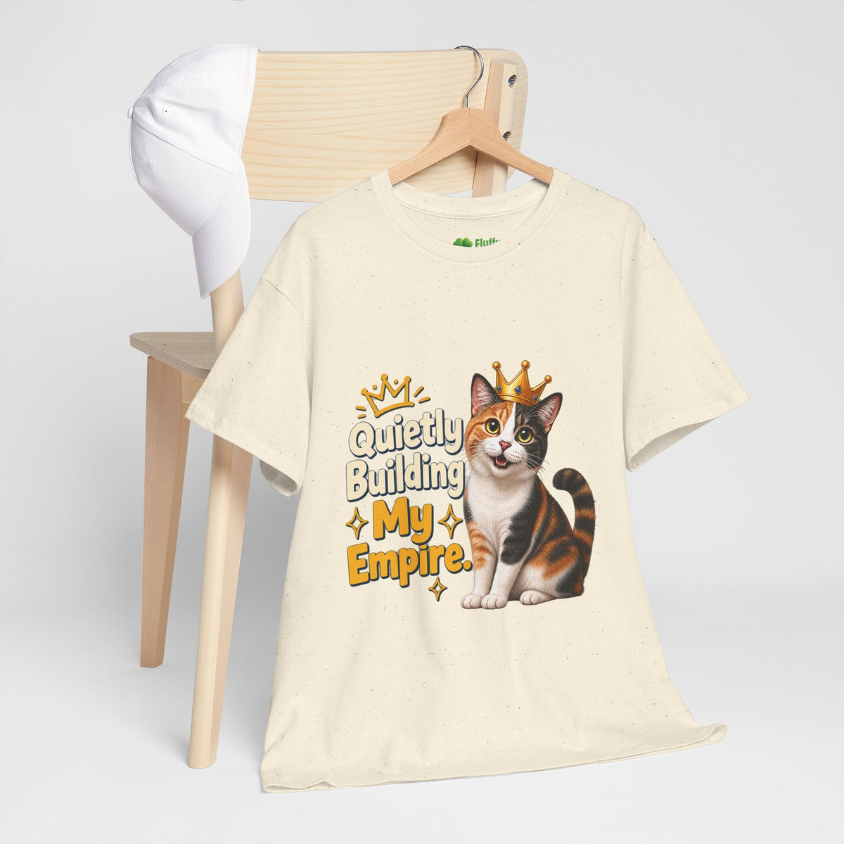 Quietly Building My Empire Cat T-Shirt