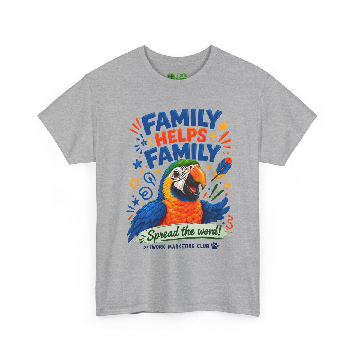 Family Helps Family Parrot T-Shirt