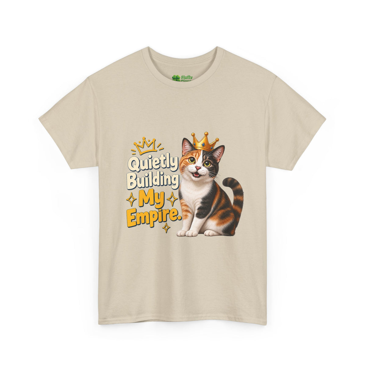 Quietly Building My Empire Cat T-Shirt