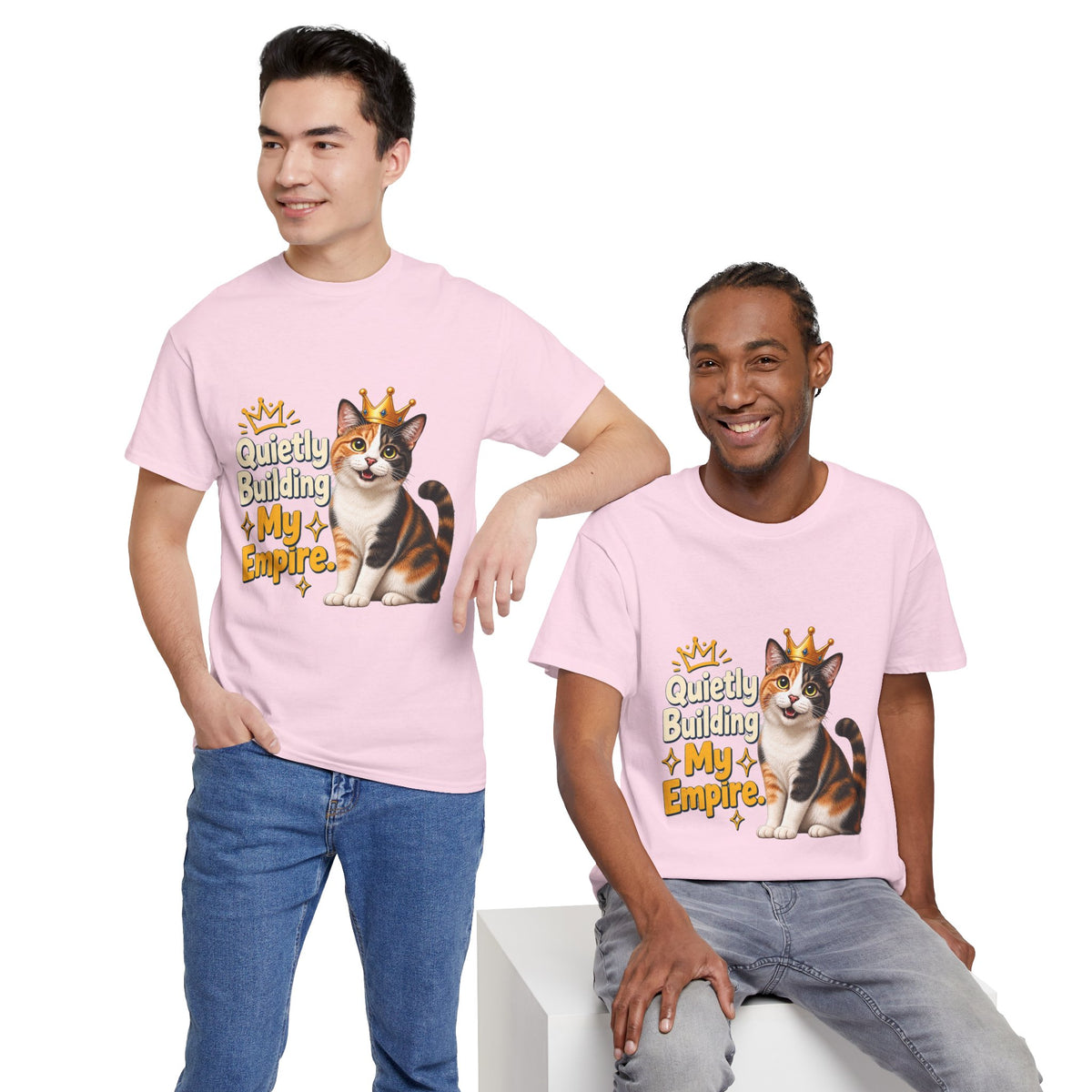 Quietly Building My Empire Cat T-Shirt