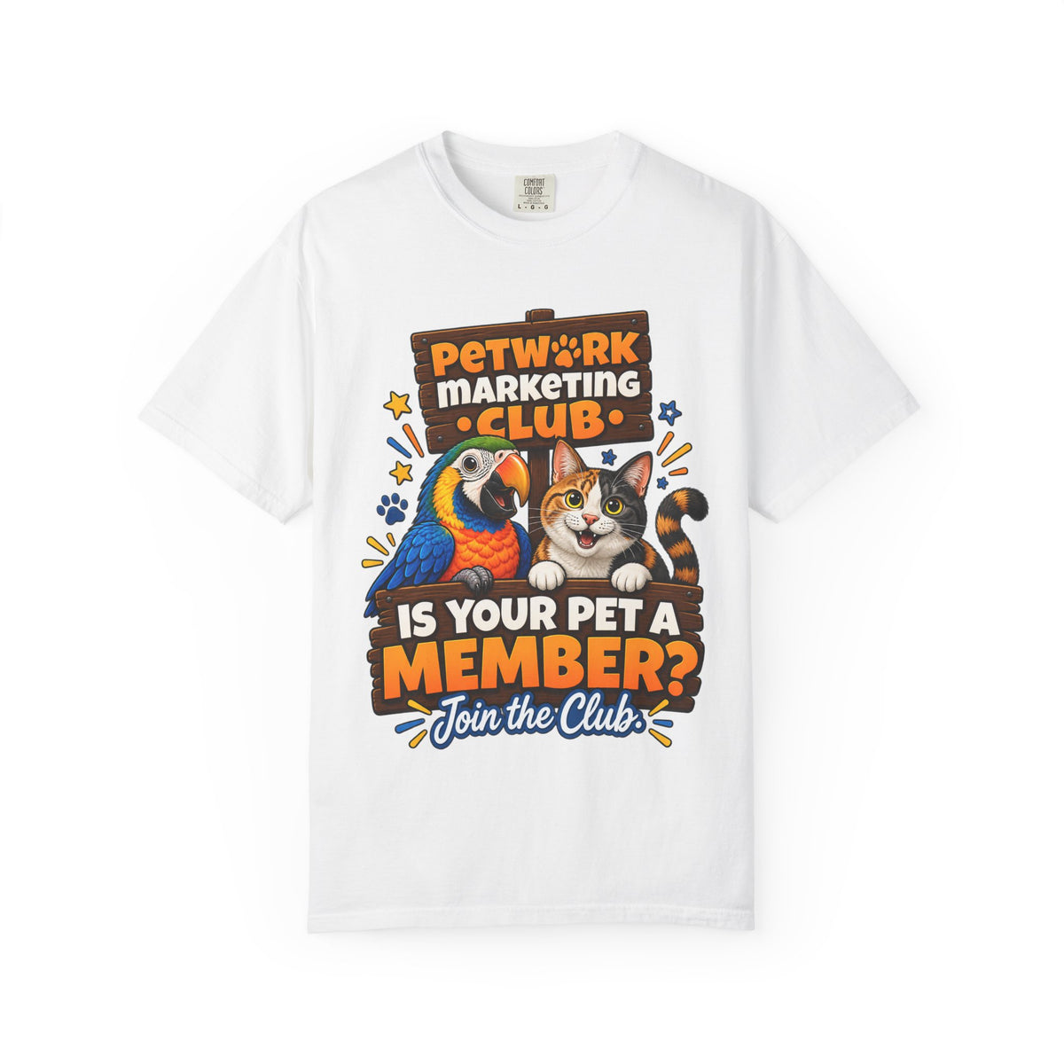 Pet Work Marketing Club Graphic T-Shirt