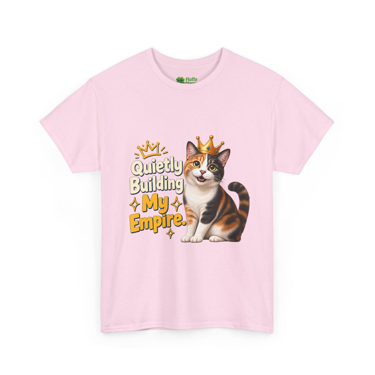 Quietly Building My Empire Cat T-Shirt