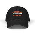 Petwork Marketing Club Embroidered Denim Hat — Paw Print Logo Cap