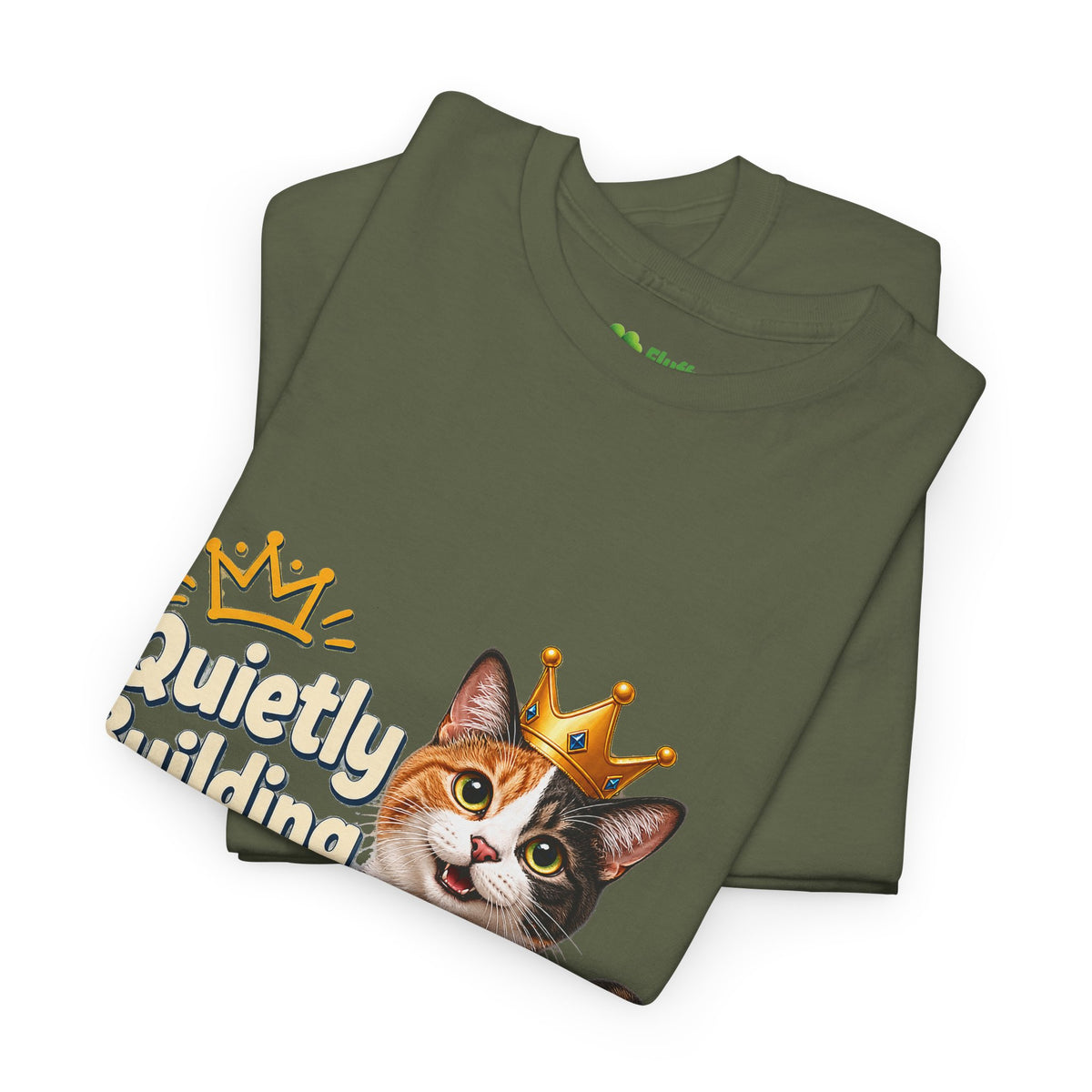 Quietly Building My Empire Cat T-Shirt