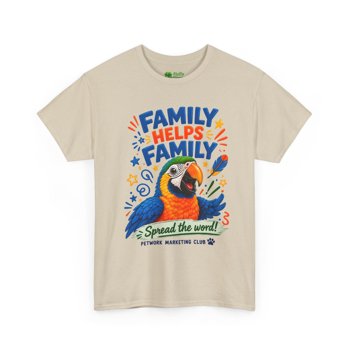 Family Helps Family Parrot T-Shirt