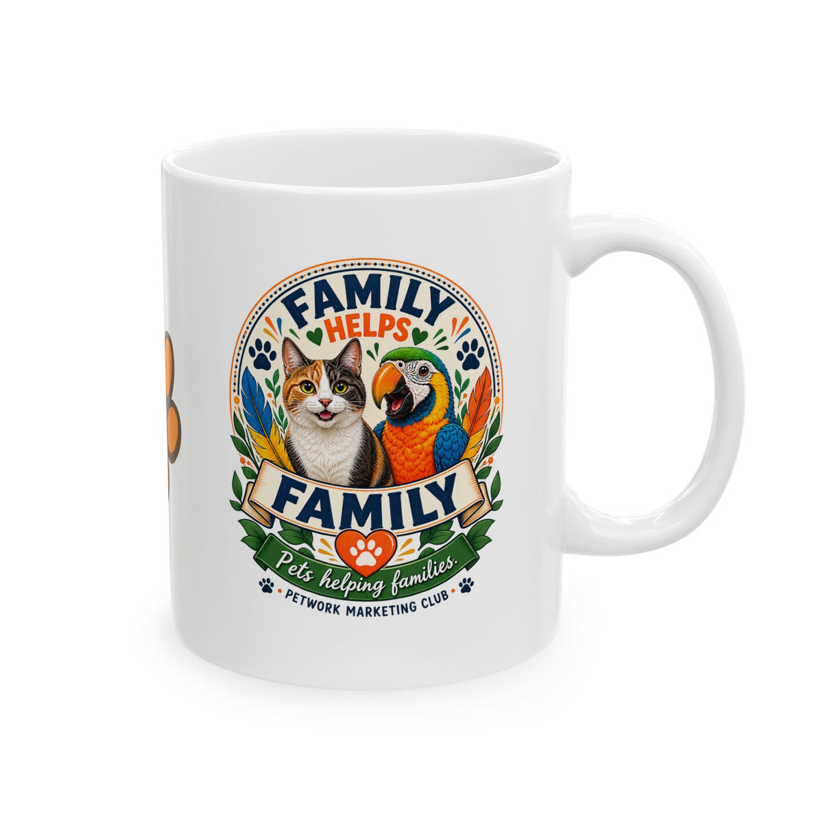 Family Helps Family Ceramic Mug