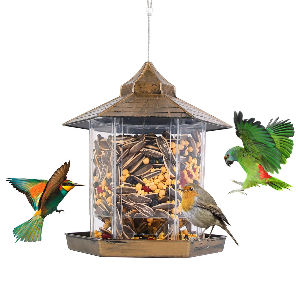 Hanging Gazebo Wild Bird Feeder