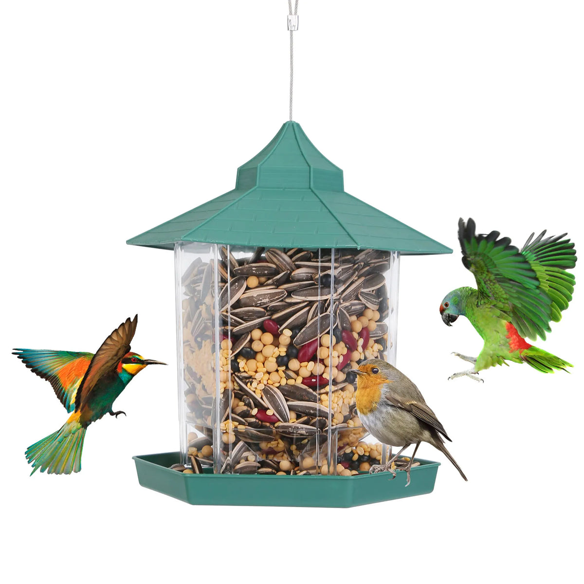 Hanging Gazebo Wild Bird Feeder