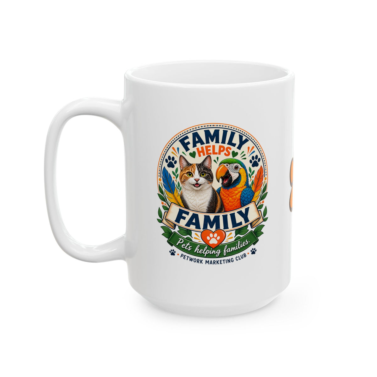 Family Helps Family Ceramic Mug