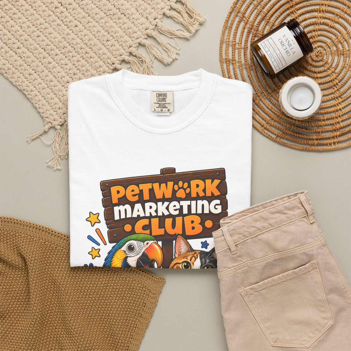 Pet Work Marketing Club Graphic T-Shirt