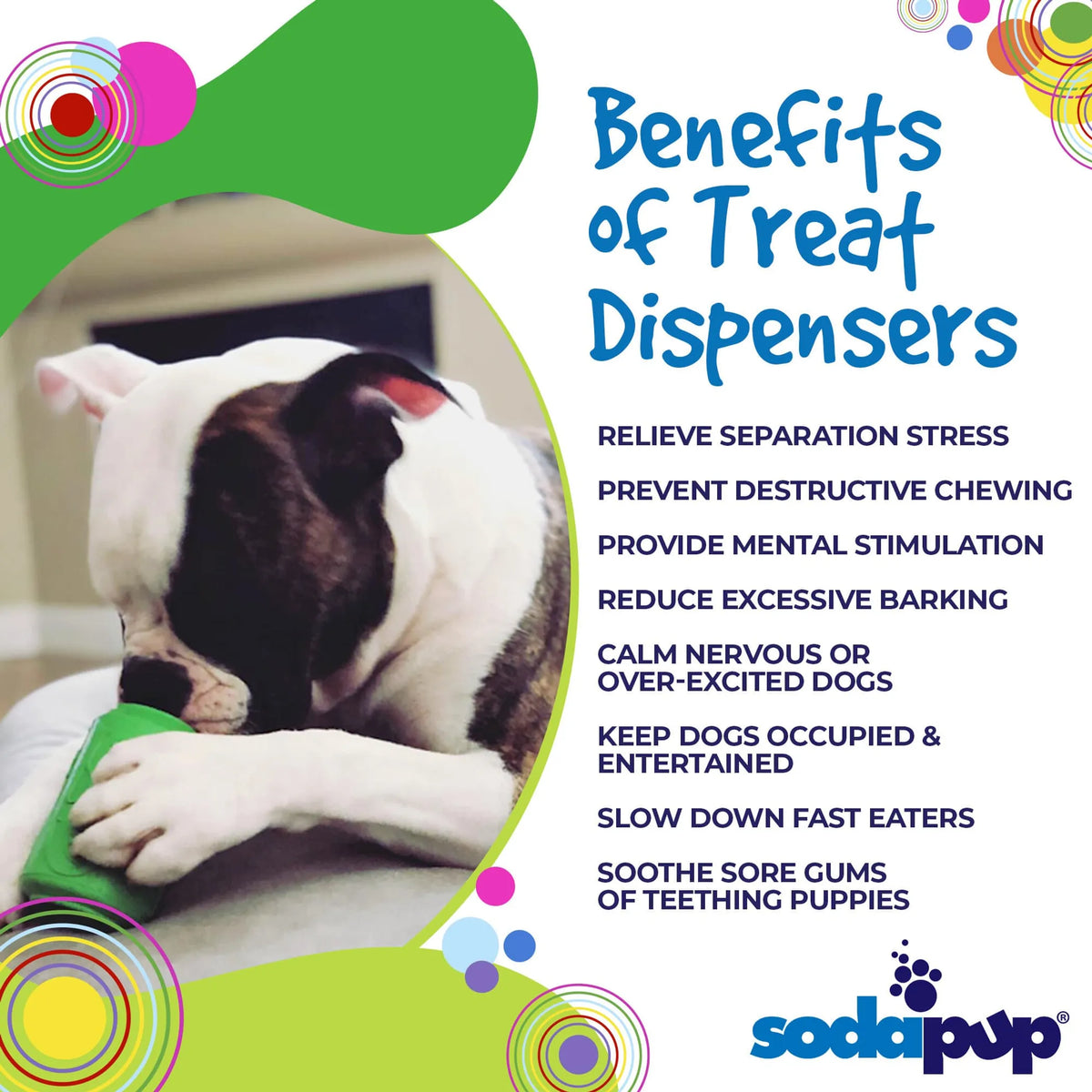 Can Toy eDispenser Durable Rubber Chew Toy & Treat Dispenser