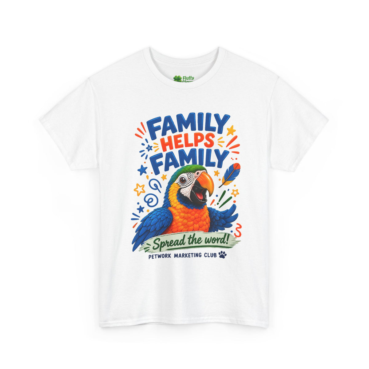 Family Helps Family Parrot T-Shirt