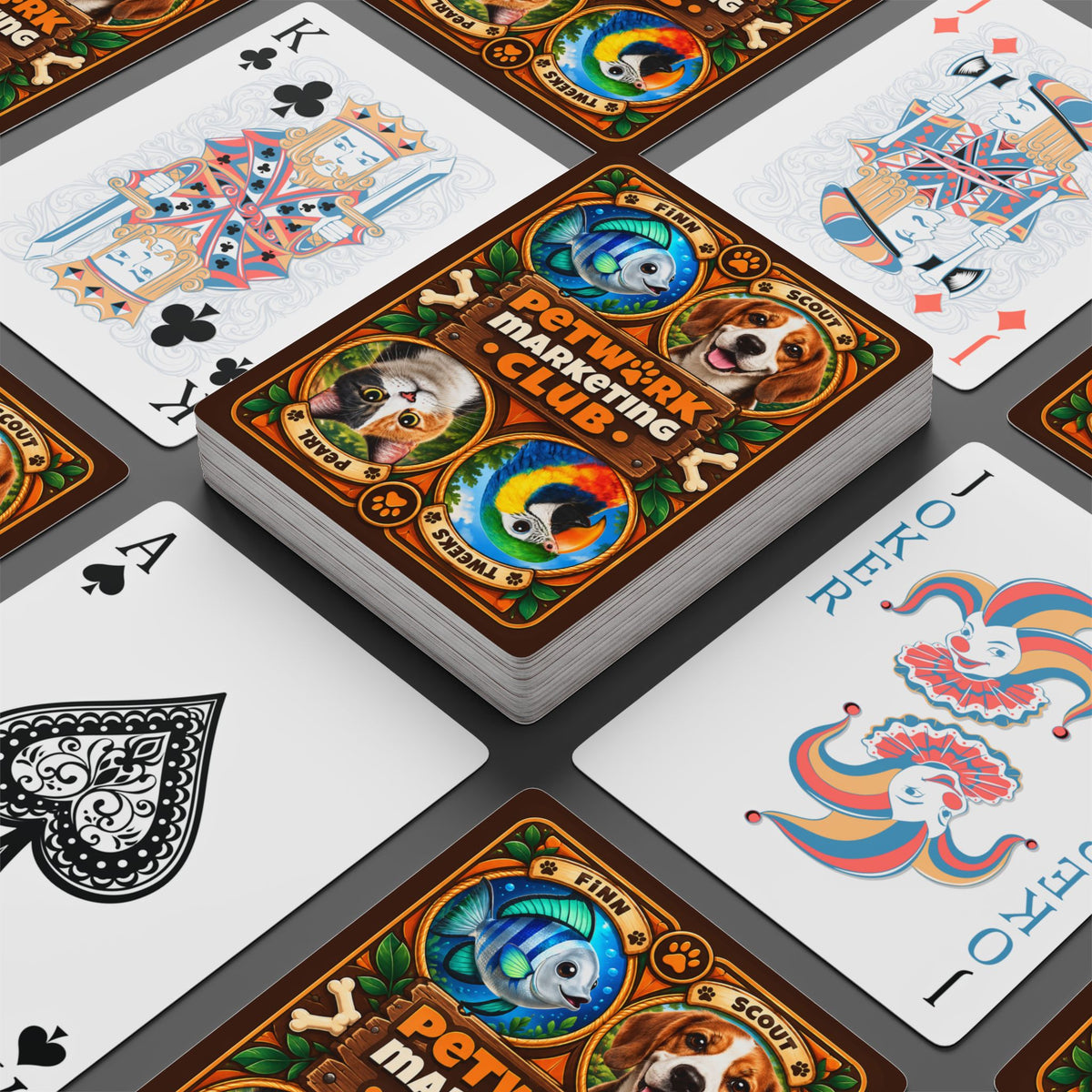 Petwork Marketing Club Playing Cards