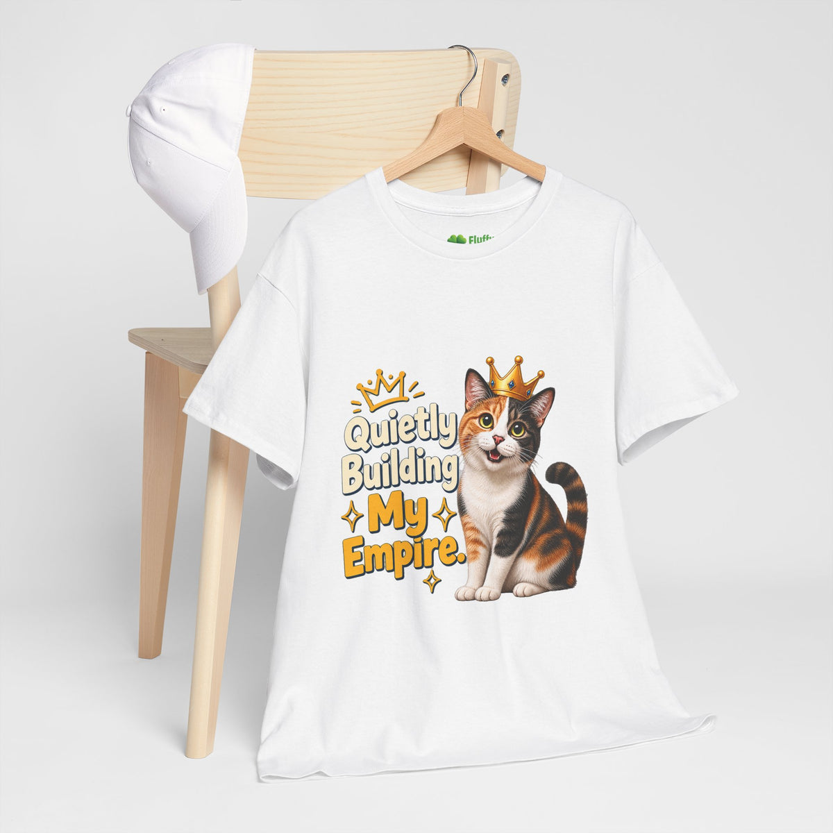 Quietly Building My Empire Cat T-Shirt