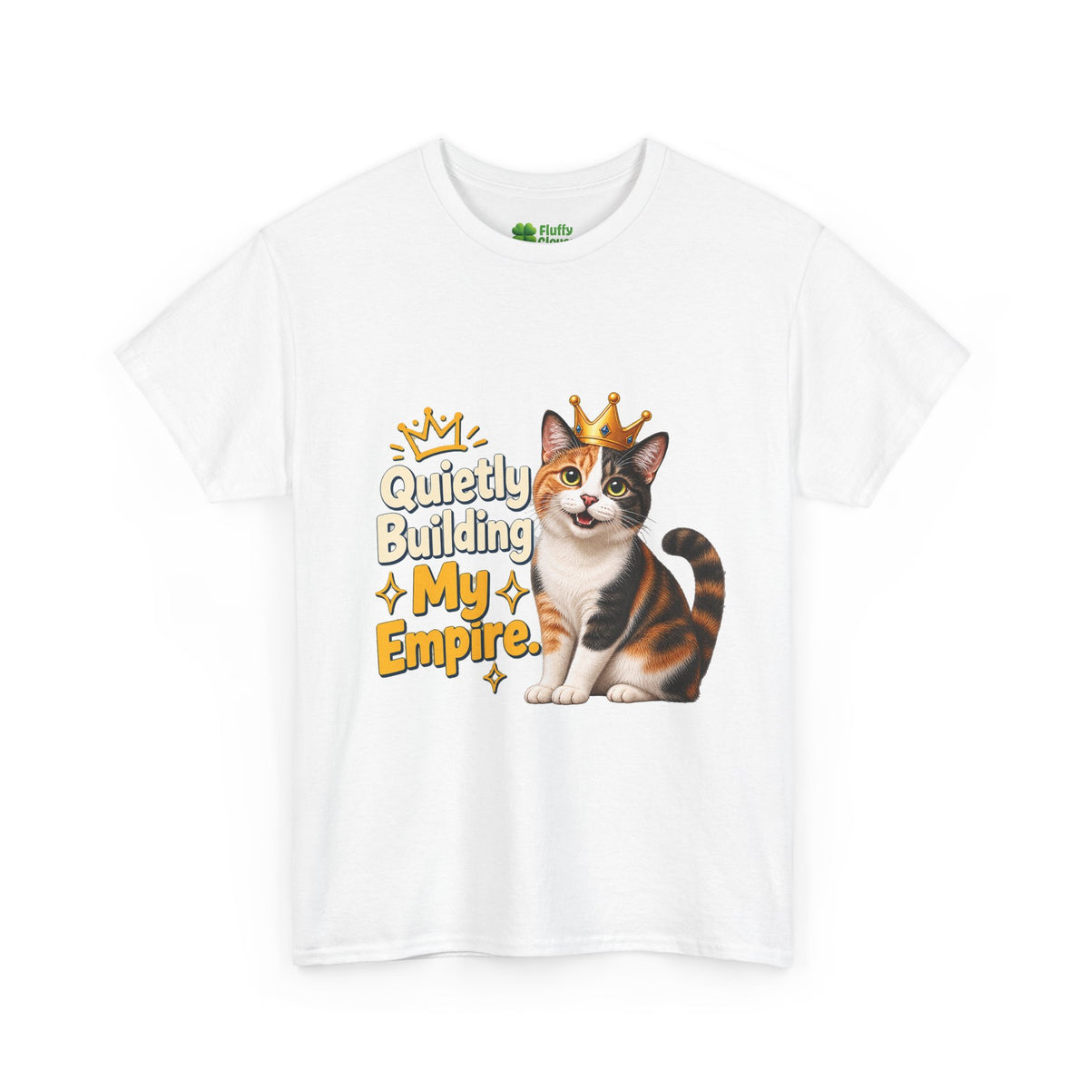 Quietly Building My Empire Cat T-Shirt