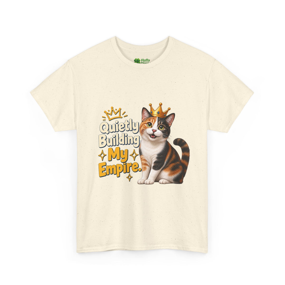 Quietly Building My Empire Cat T-Shirt