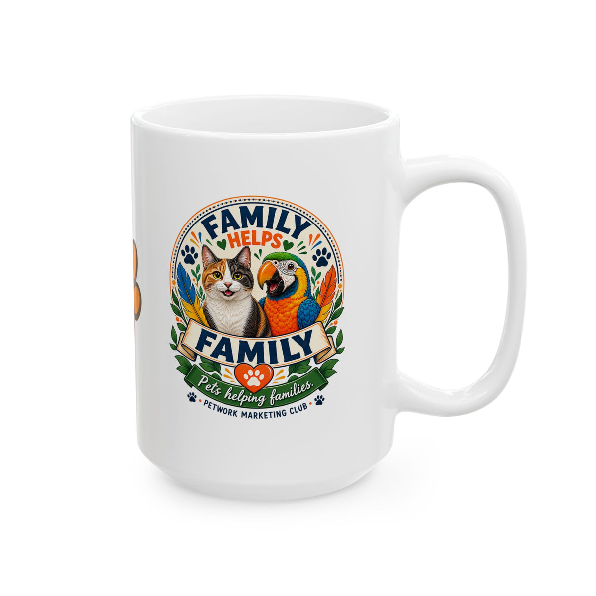 Family Helps Family Ceramic Mug