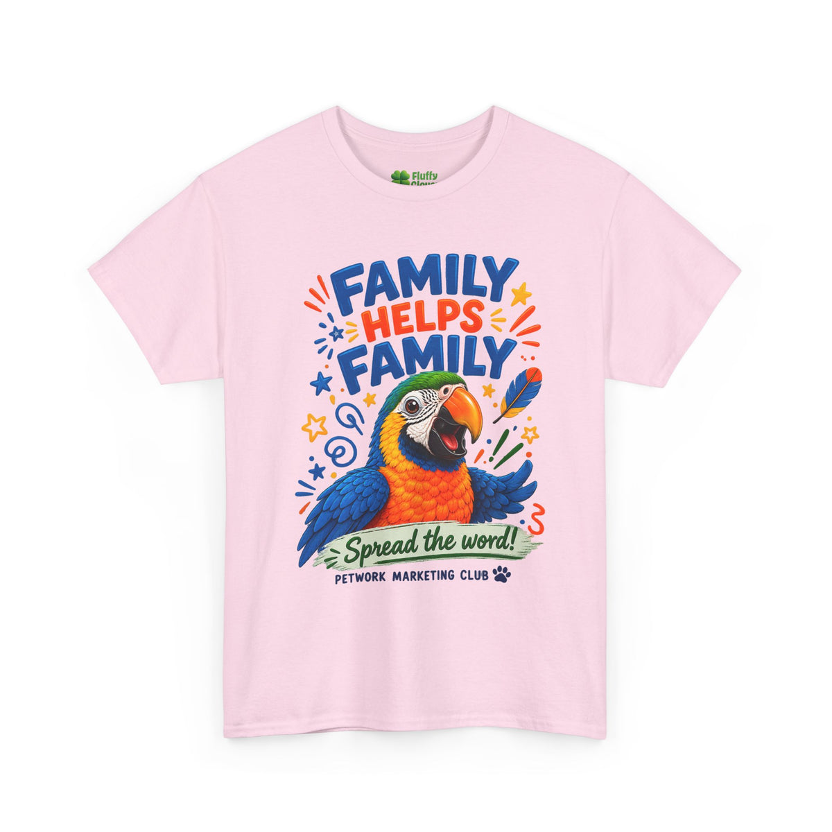 Family Helps Family Parrot T-Shirt