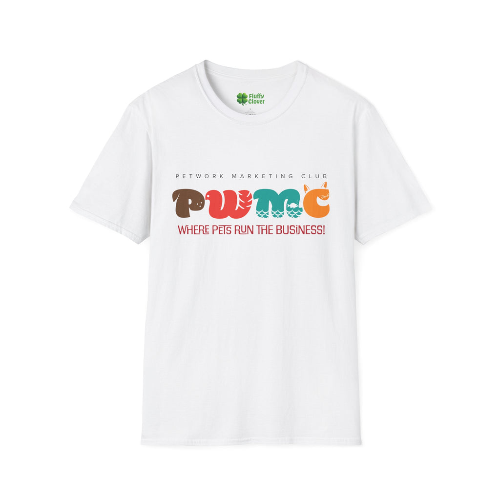 Pet Marketing Club T‑Shirt — “Paw Me” Where Pets Run the Business